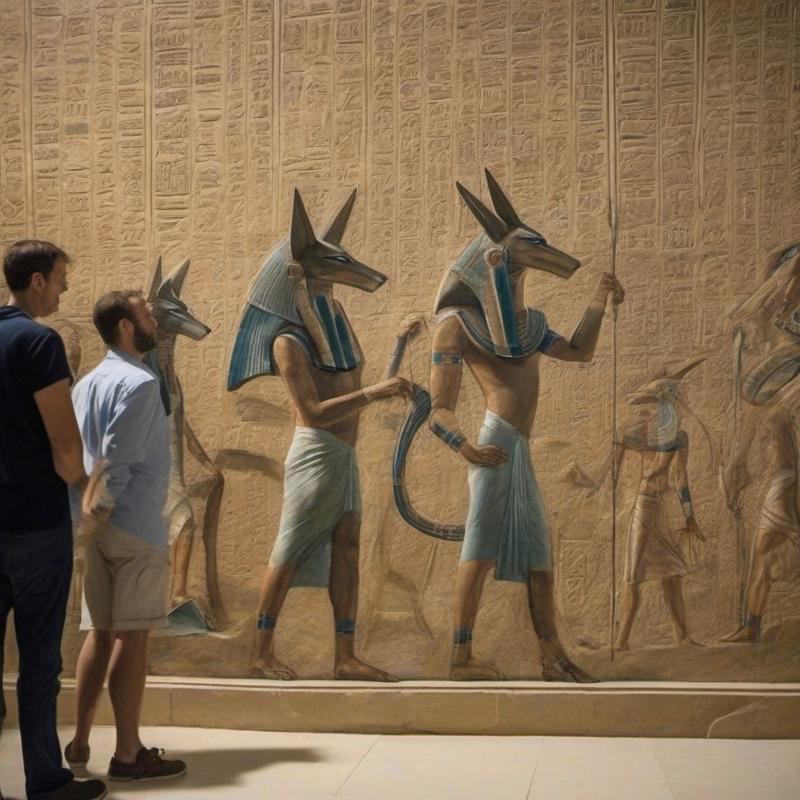 00188-turists visiting the cairo museum seeing an egyptian.jpg